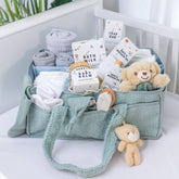 The Ultimate Newborn Baby Essentials Hamper in Sage Green