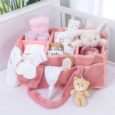 The Ultimate Newborn Baby Essentials Hamper in Pink