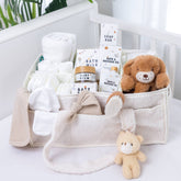 The Ultimate Newborn Baby Essentials Hamper in White