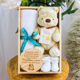 Personalised Mini Baby Hamper Winnie-the-Pooh Pooh Theme