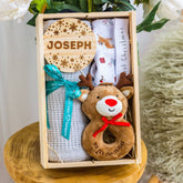 Baby's 1st Christmas Personalised Hamper Gift Set