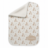 Personalised Name Giraffe Sherpa Blanket