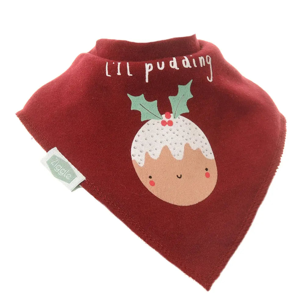Lil Pudding Christmas Pudding Baby Bib
