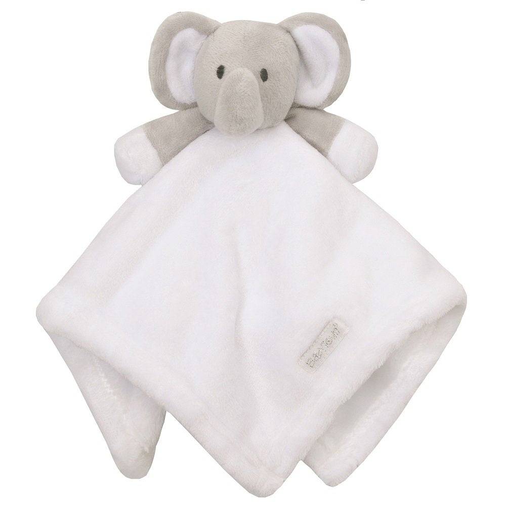Cute Elephant Baby Comforter in White