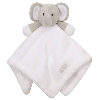 Cute Elephant Baby Comforter in White
