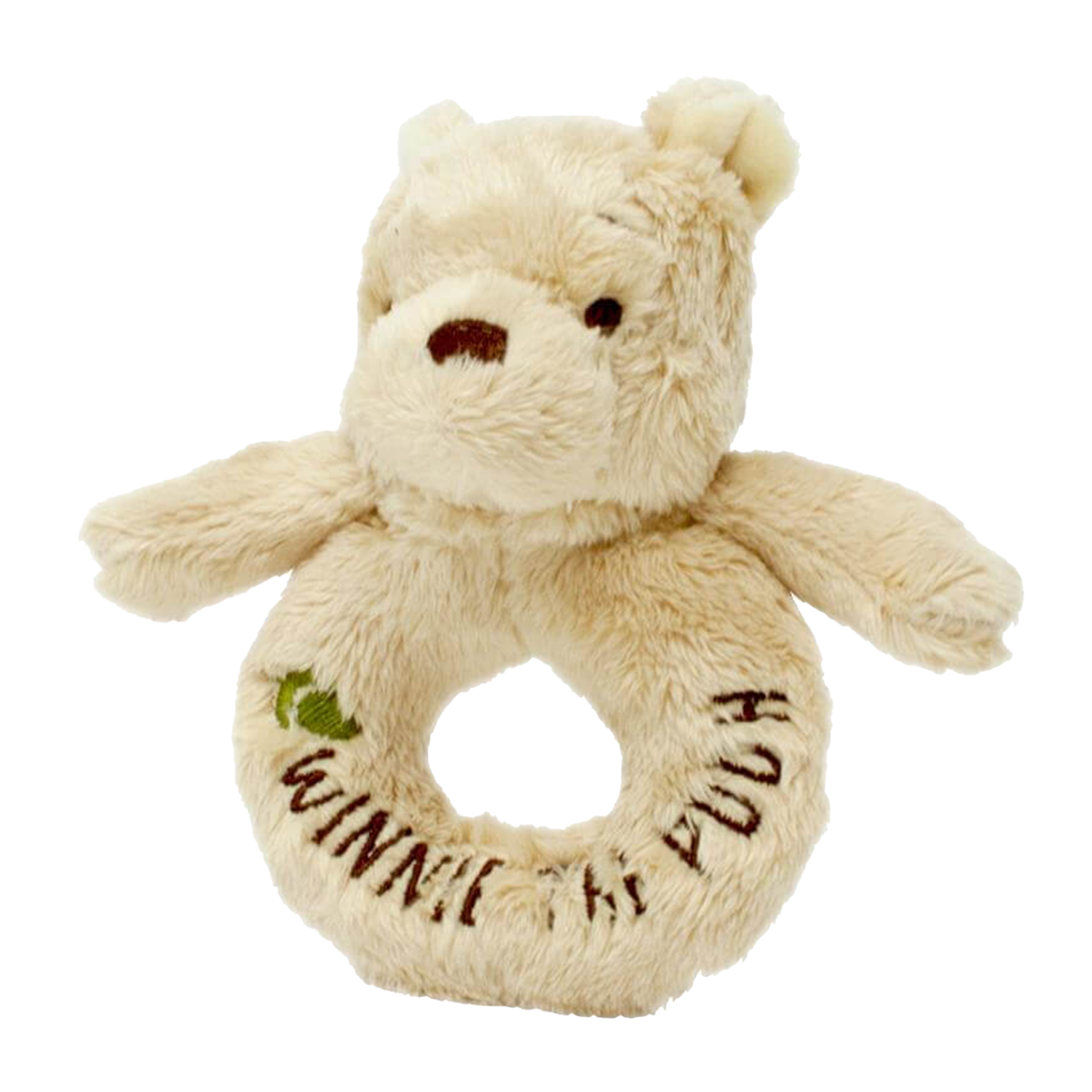 Winnie The Pooh Pooh Baby Ring Rattle Toy