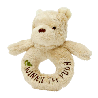 Winnie The Pooh Pooh Baby Ring Rattle Toy