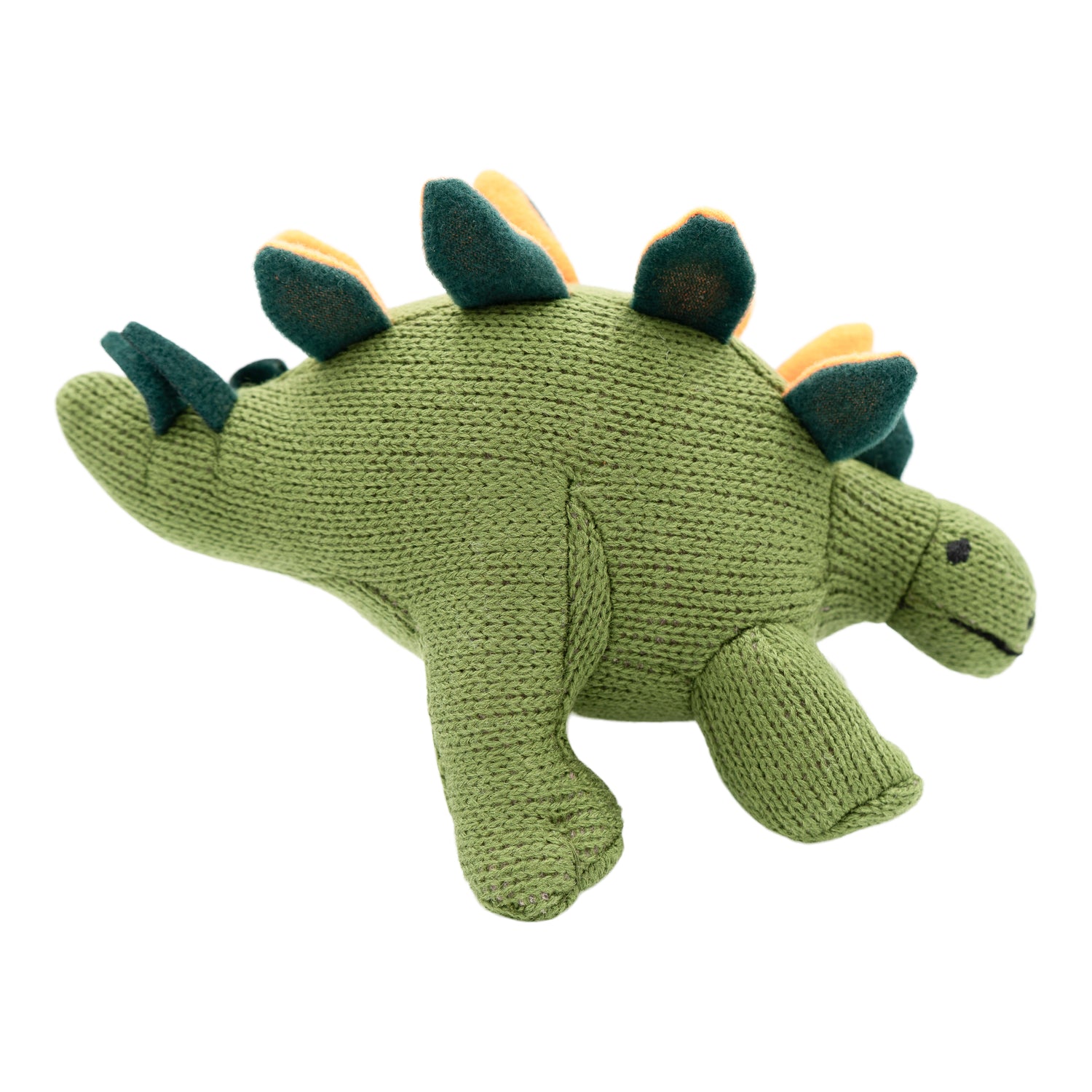 Green Knitted Dinosaur Soft Toy - Large