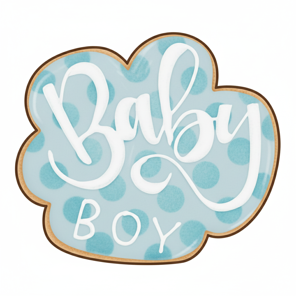 Baby Boy Cookie