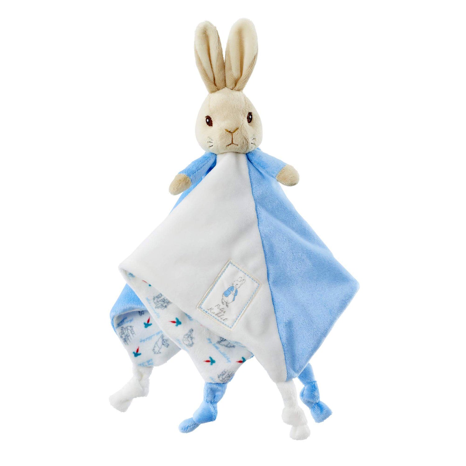 Peter Rabbit Beatrix Potter Blue Comfort Blanket