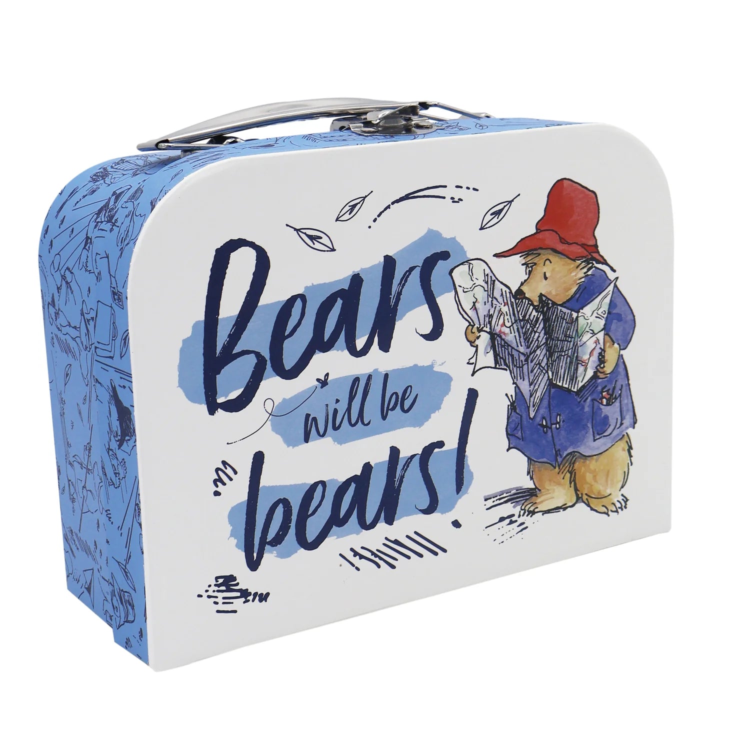 Paddington Bear Cardboard Carry Case with Handle - Small
