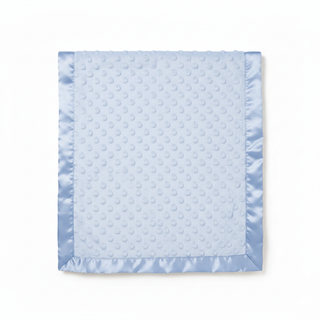 Luxury Super Soft Dimple Wrap Blanket in Blue