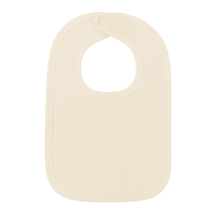 Cream Velcro Newborn Baby Bib