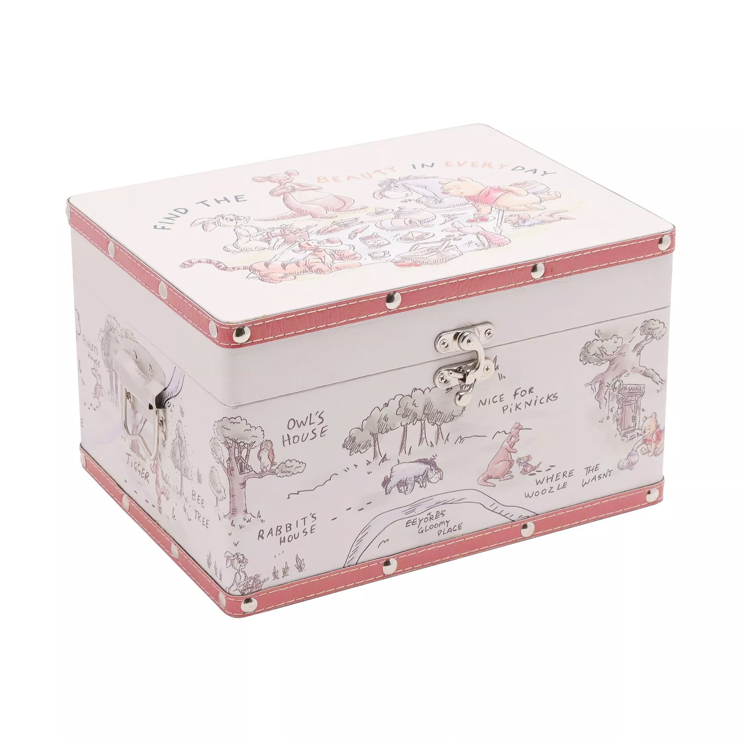 Winnie-the-Pooh Luxury Leather Storage Case - Large