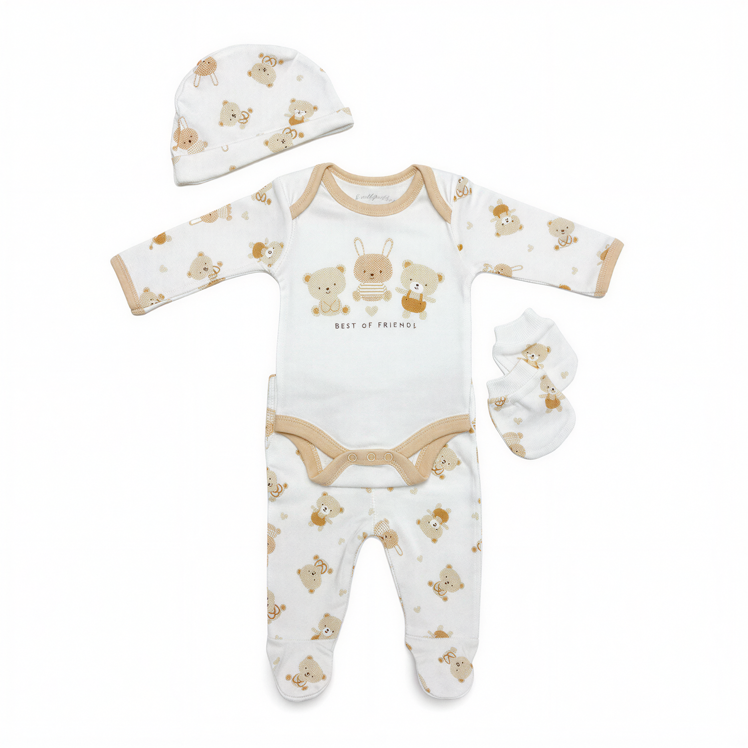 Teddybear Unisex Clothing Gift Set