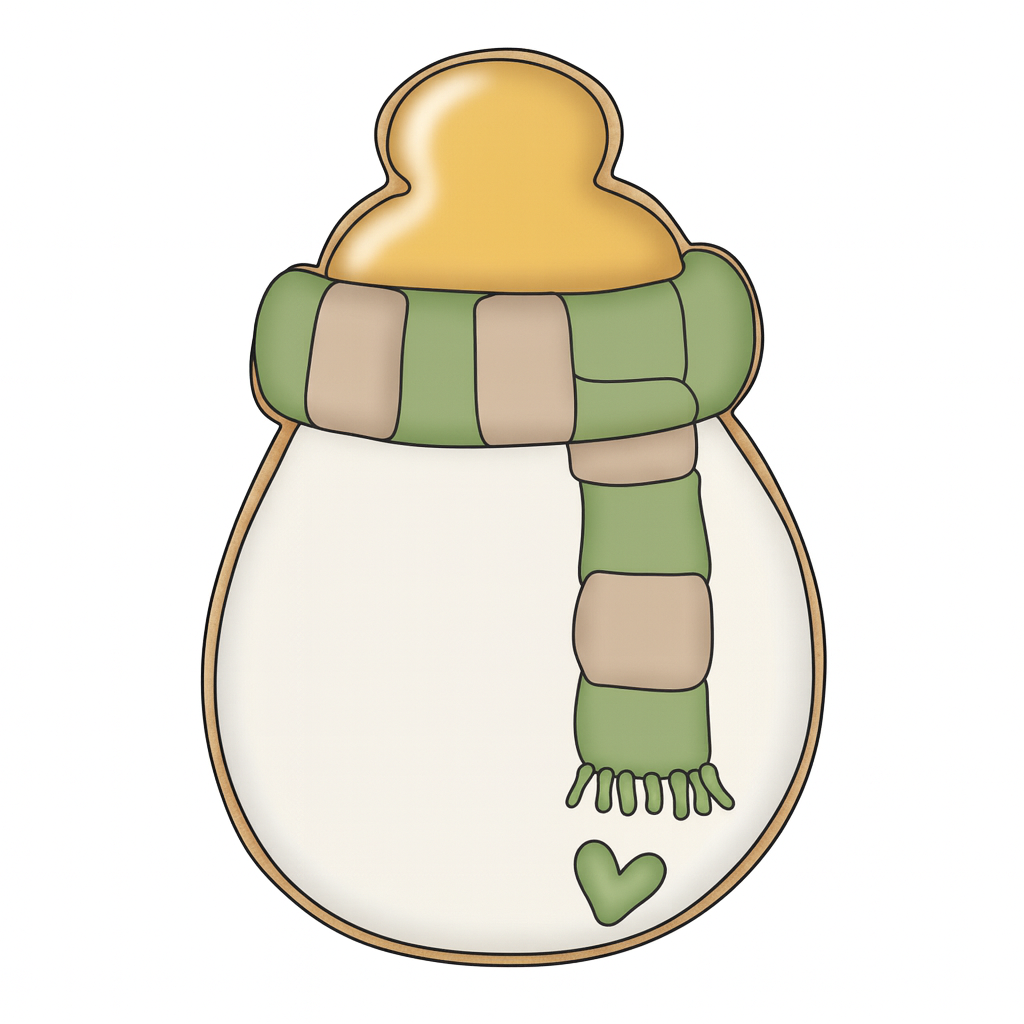 Green House Design Potter Scarf Cookie