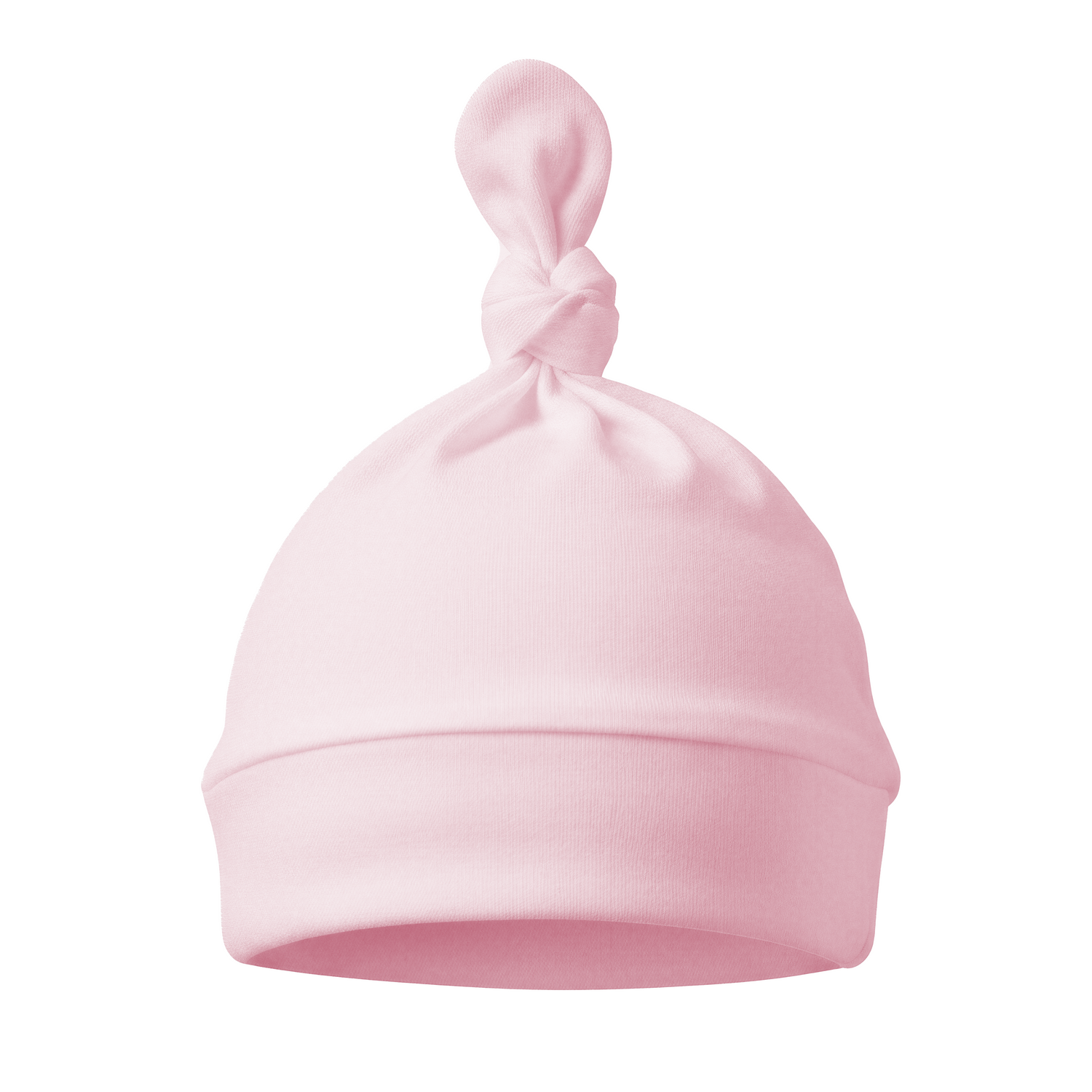 Knot Hat in Baby Pink