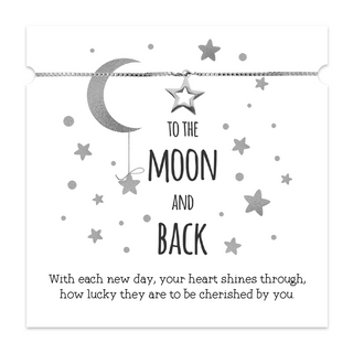 To The Moon and Back - Star Charm Bracelet