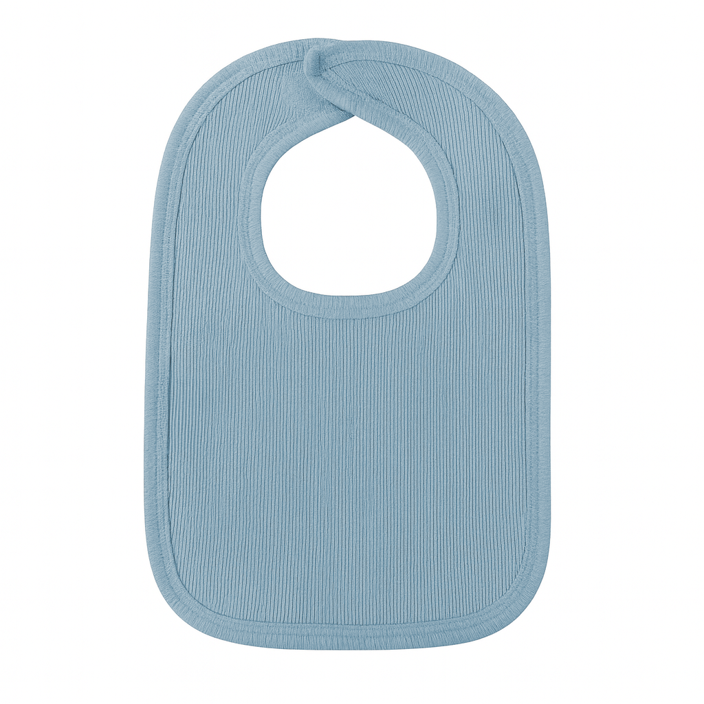 Blue Velcro Newborn Baby Bib
