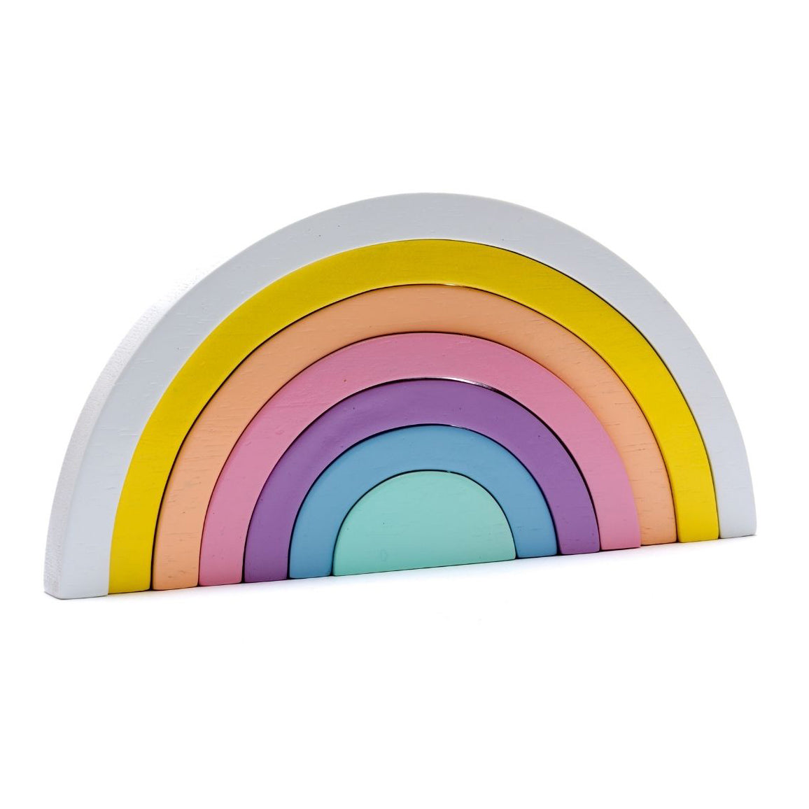 Hand Made Wooden Rainbow Sensory Toy