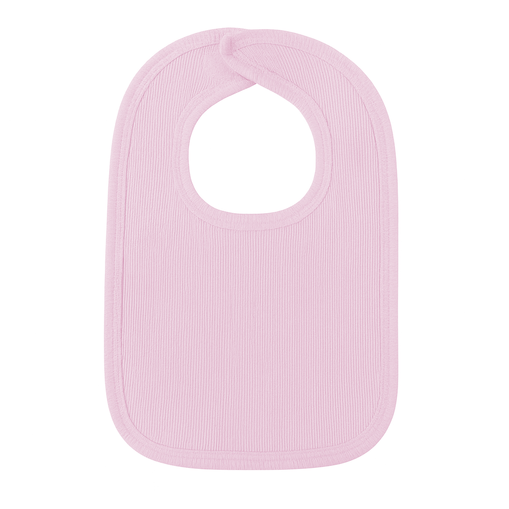 Pink Velcro Newborn Baby Bib