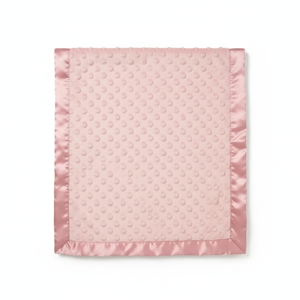 Luxury Super Soft Dimple Wrap Blanket in Pink