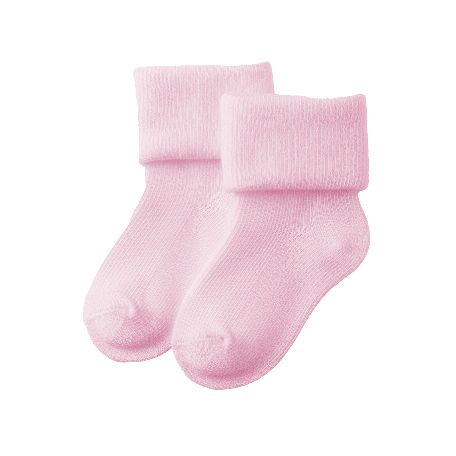 Baby Pink Cotton Socks - 0-3 Months