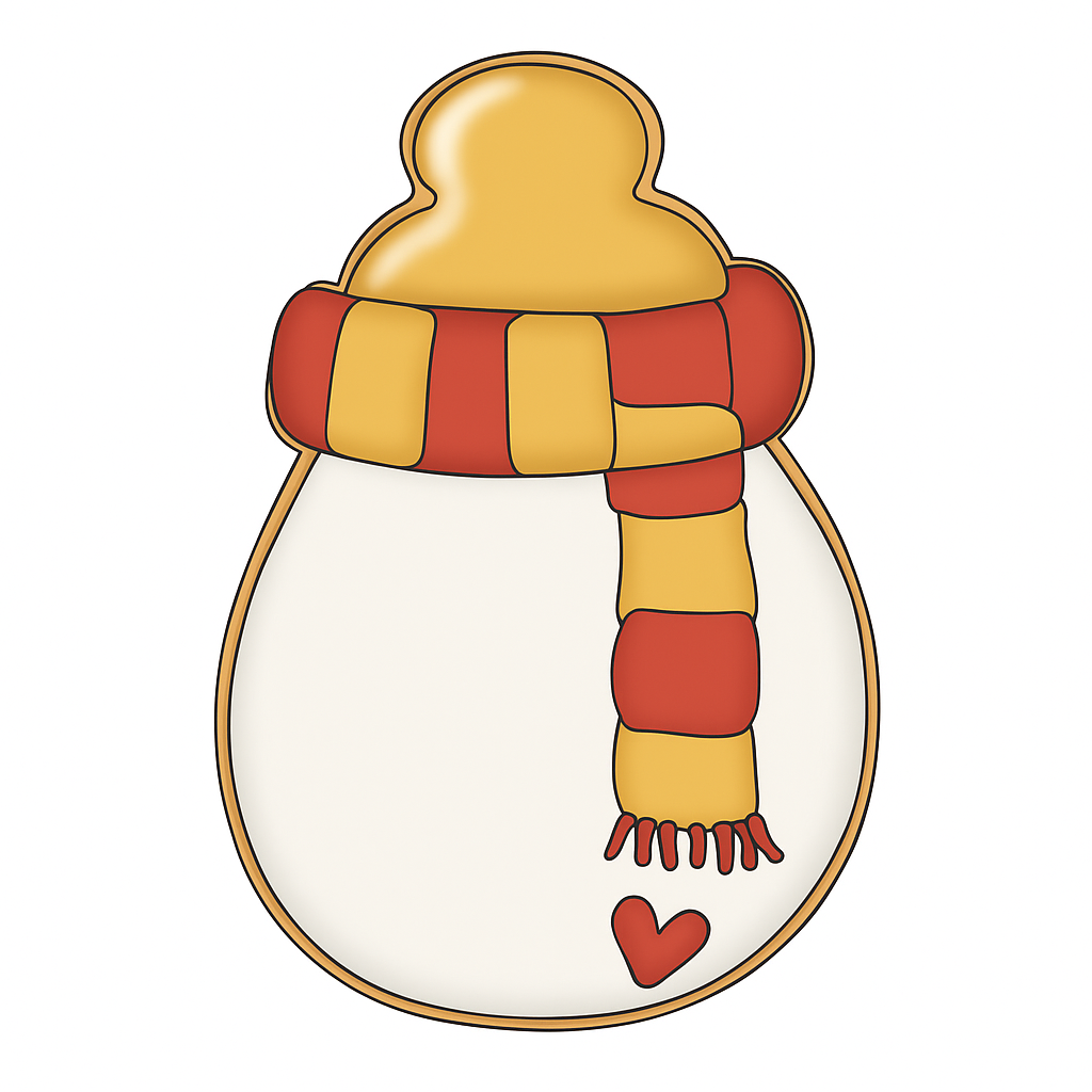 Red House Design Potter Scarf Cookie