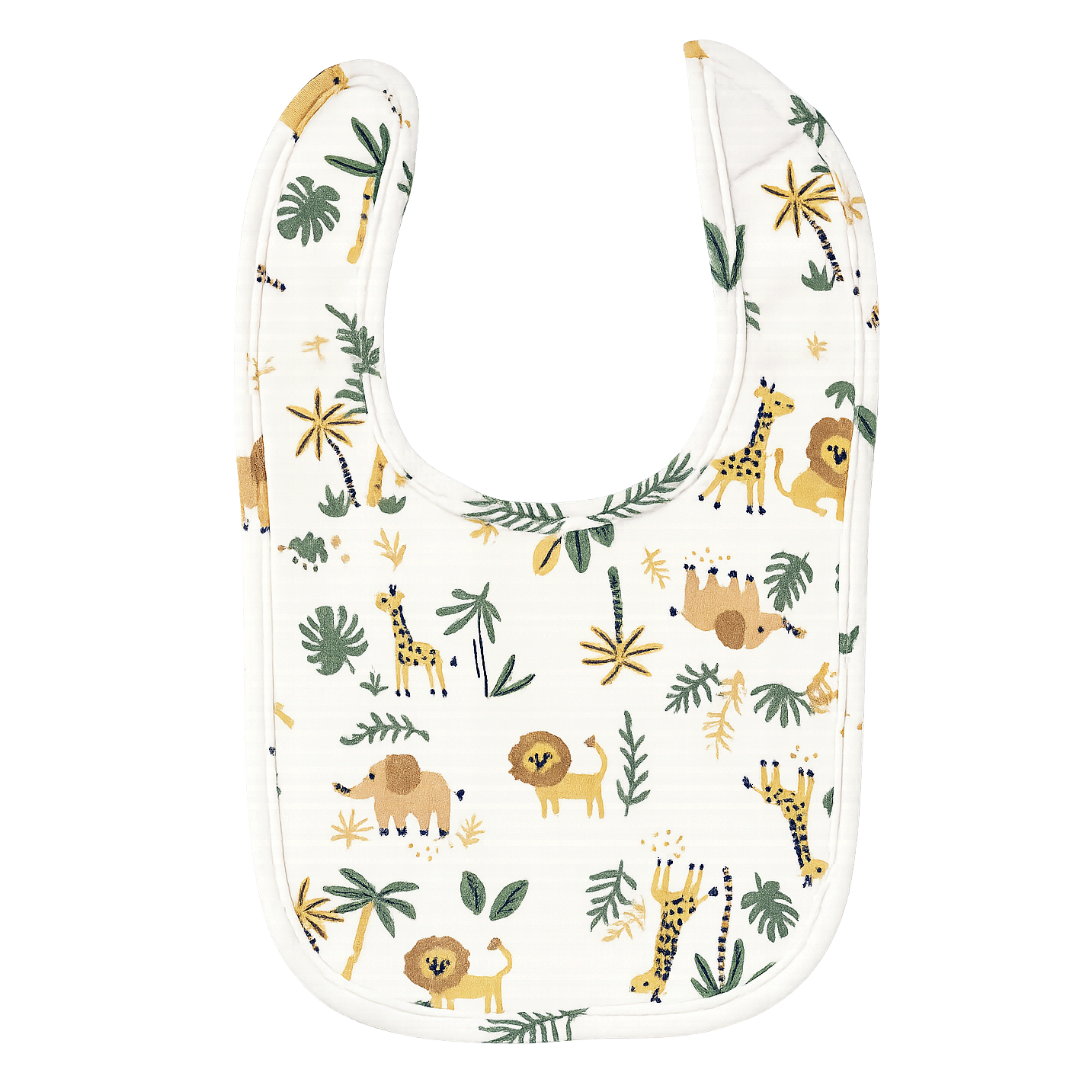 Cartoon Safari Bib