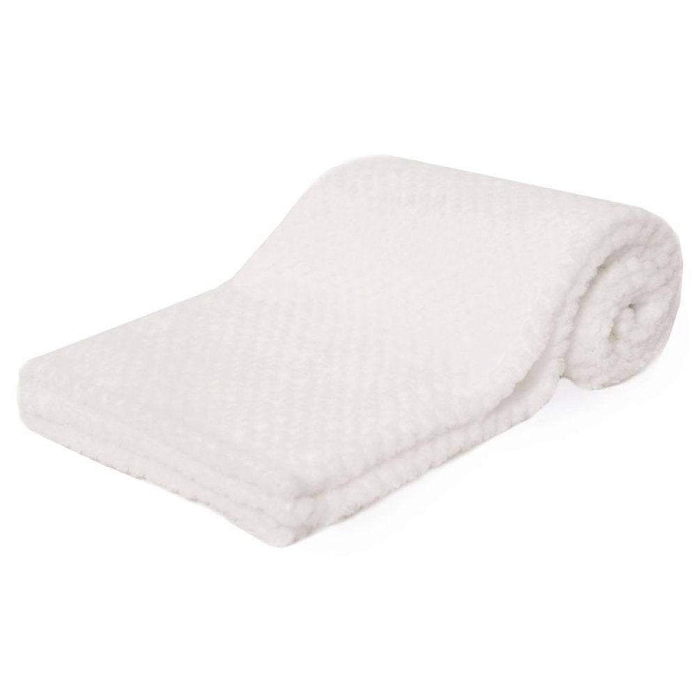 Baby White Waffle Swaddling Blanket Wrap